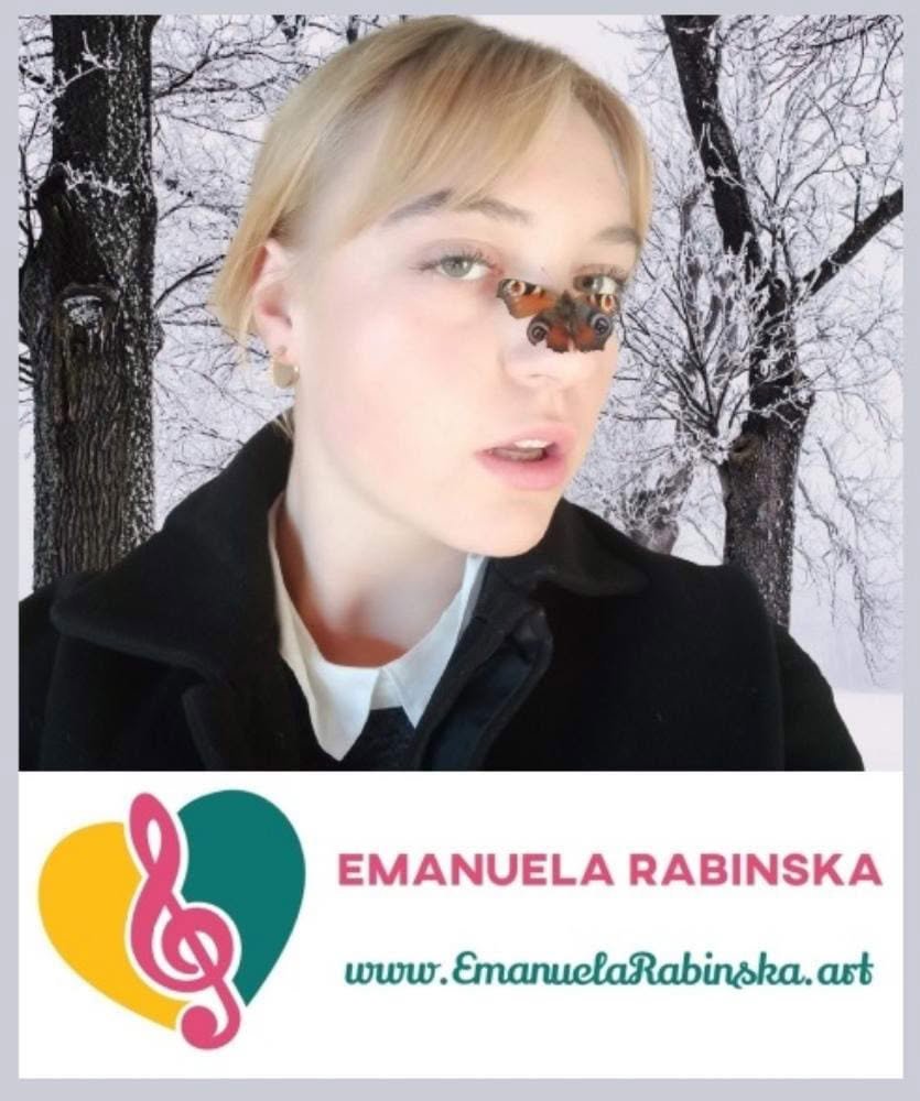Emanuela na zdjęciu z videoclipu do Chanson de geste Piosenka dla taty. Emanuela na zdjęciu z videoclipu do Chanson de geste Piosenka dla taty.