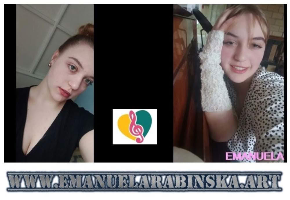 Pianistka Emanuela Rabińska na fotografii z teledysku do rapu Aksamit. Pianistka Emanuela Rabińska na fotografii z teledysku do rapu Aksamit.