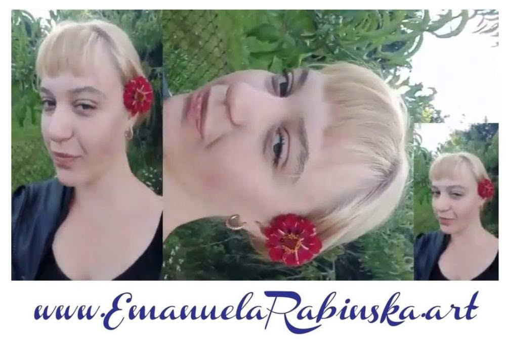 Piosenkarka Emanuela Rabińska - zdjęcie z videoklipu do utworu muzycznego Called Angel. Piosenkarka Emanuela Rabińska - zdjęcie z videoklipu do utworu muzycznego Called Angel.