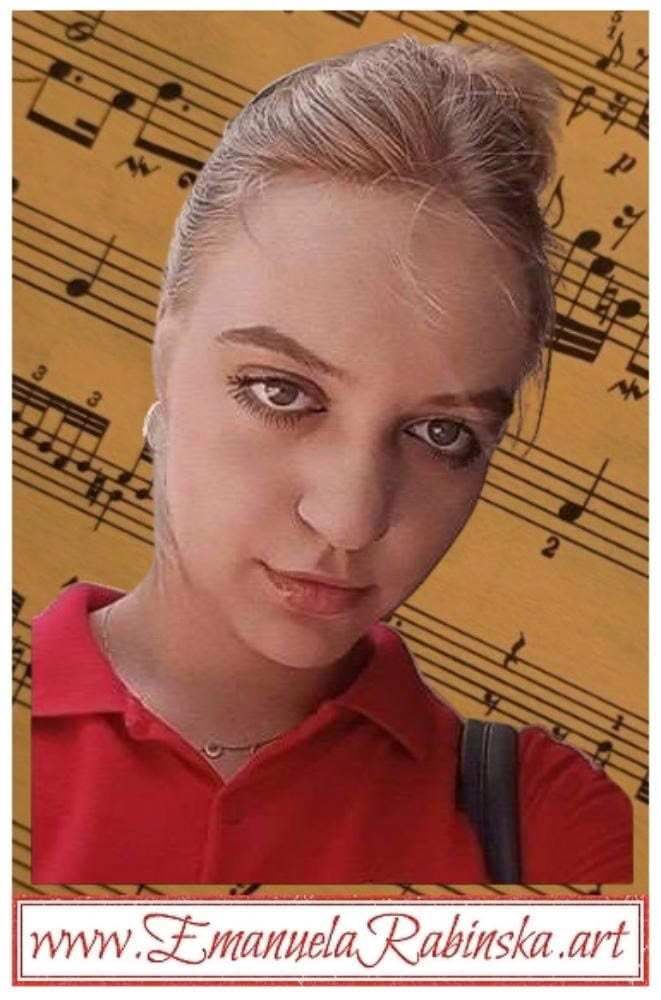 Wokalistka Emanuela Rabińska. Wokalistka Emanuela Rabińska.