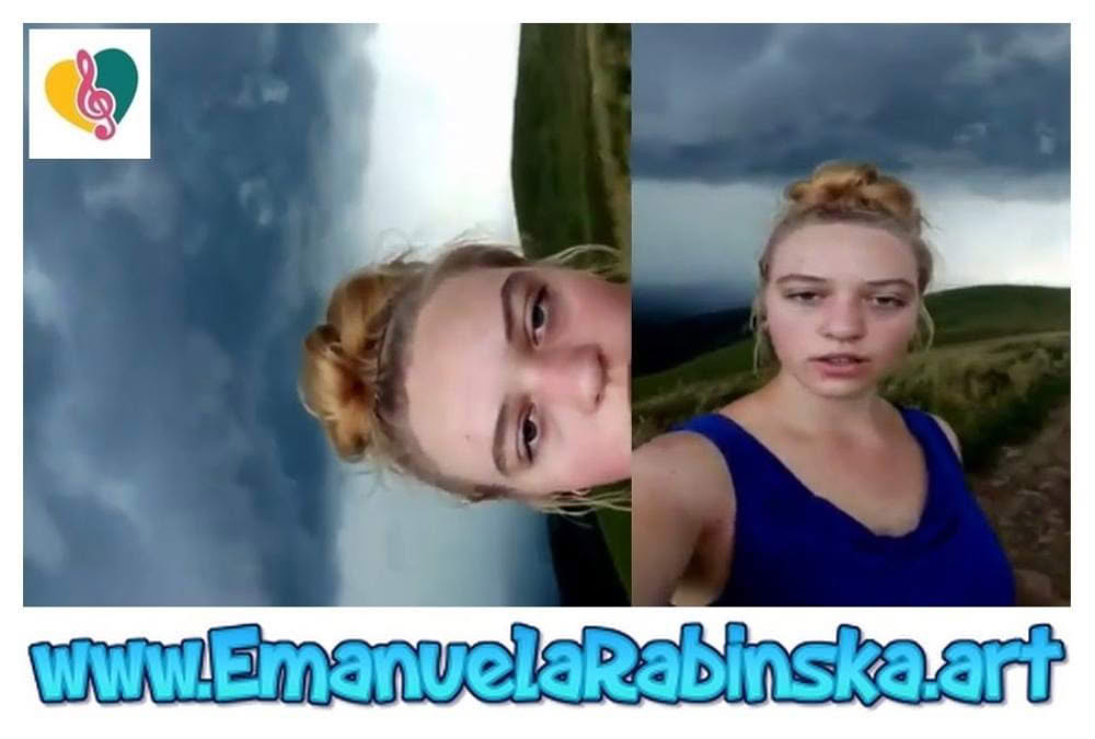 Wokalistka Emanuela Rabińska na zdjęciu do nagrania Called Angel. Wokalistka Emanuela Rabińska na zdjęciu do nagrania Called Angel.