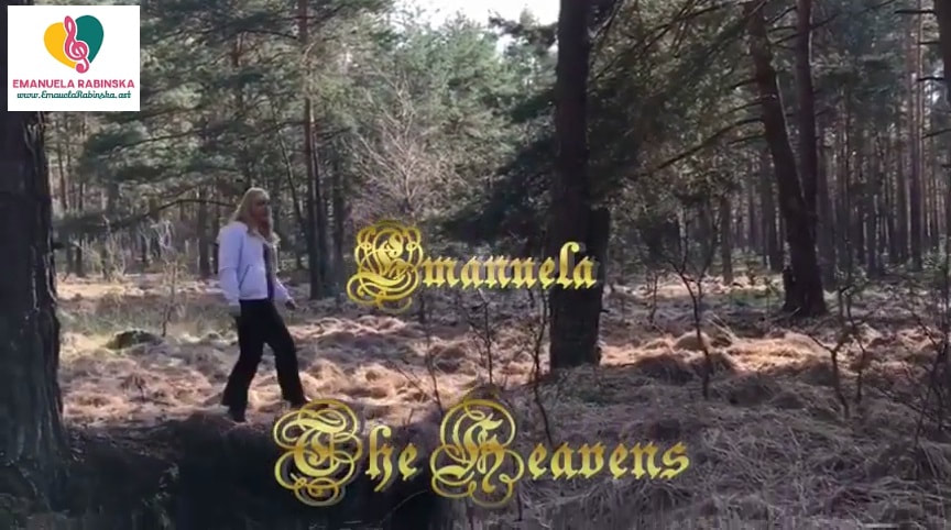 Singer Emanuela Rabinska - Pictures from the music video: The Heaven (The only thing I fight)